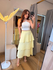 Saia Emma Camadas Amarelo Manteiga 