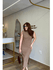  Vestido Carol Caqui