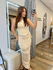 Saia Tricot Modal Helo Areia 