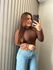 Body Marcelle Gola Alta Marrom