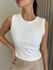 Regata Cropped Canelada Power Branca 