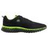 Tênis Asc Ghost 3 Nylon Respirável Academia e Esportes - Preto e Verde