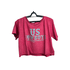Cropped Feminino Vermelho Terroso