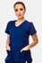 Blusa Azul Marinho Em Gabardine Premium Scrub