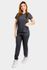 Conjunto Cinza Em Malha Dry Confortly Scrub