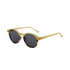 Óculos de Sol Redondo Bicolor Amarelo Nova Iorque Polarizado UV400