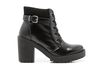 Coturno Feminino Valentina com Fechamento Lateral - Preto