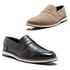 Kit 2 Pares de Sapato Social Franshoes Platium Preto e Rato 