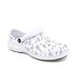 Sapato Tipo Tamanco Branco BB61 Estampa DNA Soft Works EPI Sapato de Segurança Antiderrapante