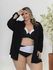 Camisa Feminina Oversized Preta