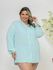Camisa Feminina Oversized Azul 