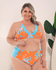 Biquíni Riviera Plus Size Tiras Laranja