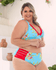 Biquíni Maldivas Plus Size Tiras Azul