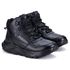Coturno Masculino Hunter Bota Em Couro Original Sola EVA - Preto - Extra Leve