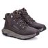 Coturno Masculino Hunter Bota Em Couro Original Sola EVA - Marrom - Extra Leve