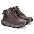 Coturno Masculino Hunter Bota Em Couro Original Sola EVA - Marrom Claro - Extra Leve