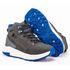 Bota Everest Coturno Masculino Couro Resistente Sola EVA Confortável - Cinza Azul - Extra Leve