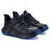 Tênis Urban Shadow Masculino Em Couro Original Solado EVA - Preto Azul - Extra Leve