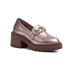 Mocassim Paje Couro Ouro Light