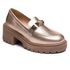 Mocassim Nungwi Couro Ouro Light