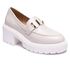 Mocassim Muyuni Couro Off White