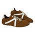 Tenis Retro Eudora Camurça Carvalho com Branco
