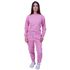 Conjunto Moletom Plus Size Liso Fechado Rosa