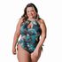 Maiô Plus Size Engana Mamãe Com Bojo Fixo Azul Marinho