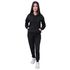 Kit Blusa de Frio Feminina + Calça Moletom Forrada Preta