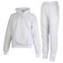 Conjunto Moletom Plus Size Peluciado Branco