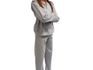 Pijama Infanto Juvenil Inverno Manga Longa Cinza