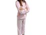 Pijama Infanto Juvenil Inverno Manga Longa Rosa