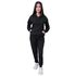 Conjunto Moletom Com Zíper Feminino Preto