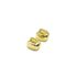 Brinco Argola P Bold Quadrada Banhado a Ouro