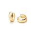 Brinco Argola G Grossa Lisa Banhado a Ouro