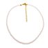 Choker Cristais Rosa Suave Banhado a Ouro