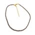 Choker Cristais Capuccino Banhado a Ouro