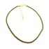 Choker Cristais Verde Musgo Banhado a Ouro
