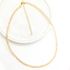Chocker Cristais Doce de Leite Banhado a Ouro