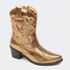 Bota Villa Griffe Western Texas Cano Curto - Bronze