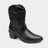 Bota Villa Griffe Western New Texas Cano Curto Preto
