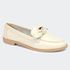 Mocassim Villa Griffe Delicate Verônica Off White
