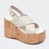 Sandália Flatform Jordana Off White Villa Griffe