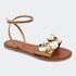 Rasteira Agnes Bronze Villa Griffe 