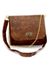 BOLSA FEMININA ESTILO BAÚ TRANSVERSAL MARROM-VINLENE