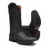 Bota Texana Feminina - Fóssil Preto / Craquelê Preto - Roper - Bico Quadrado - Cano Longo - Solado Freedom Flex - Vimar Boots - 13119-B-VR