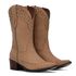 Bota Western Feminina - Nobuck Caramelo / Nobuck Caramelo - Toscana Café - Vimar Boots - 11217-A-VR