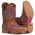 Bota Roper Feminina - Fóssil Caramelo - Glitter Fantasy - Freedom Flex Rustic - 13183-B-VR