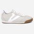 Tênis Feminino Couro Legítimo Naomi OffWhite Casual Vittal Clássico Retrô