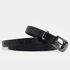 Cinto Feminino Vittal Lia Couro Preto Fivela de Pino 